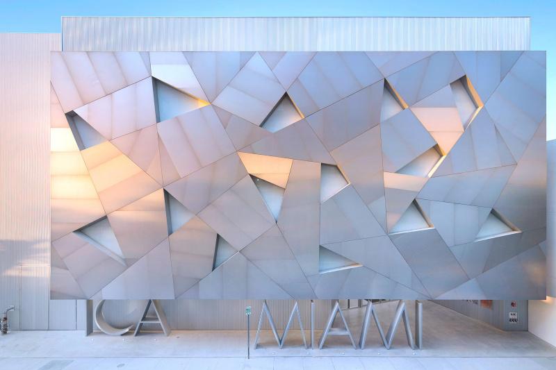 The exterior of the Institute of Contemporary Art Miami
