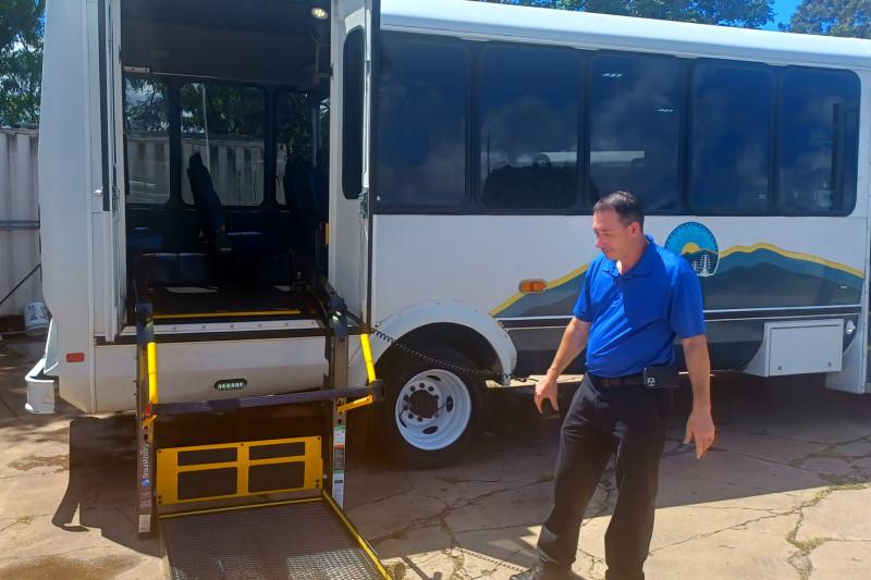 The wheelchair-accessible vehicle