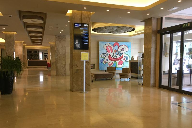 Lobby and artwork
