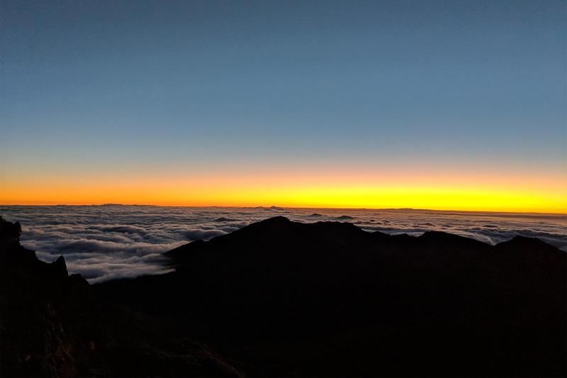Sunrise at Haleakala Volcano