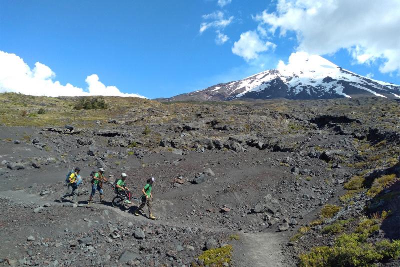 Trekking to Villarrica Volcano Base