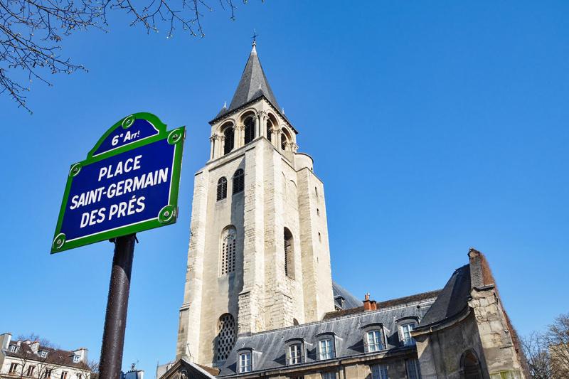 The church of Saint-Germain-des-Pres